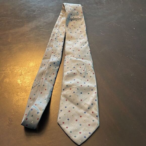 Mario Valentino Tie. 100% Silk. Made in Italy. Skinny Tie. - Picture 2 of 5